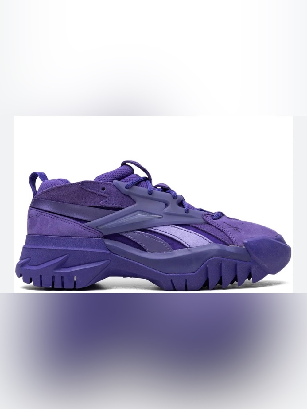 Reebok Women's X Cardi B Club C V2 Sneakers, Ultima Purple, 7 Medium US